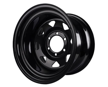 Stålfælg model 8 spoke sort 16x10" 6-139